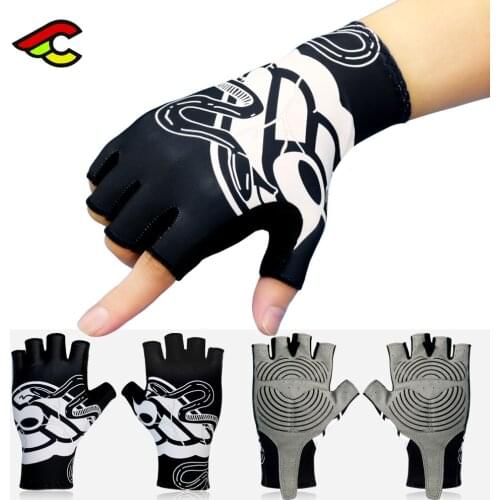 Wholesale Cycling Gloves MTB Road Gloves Mountain Bike Half Finger Gloves Men Summer Bicycle Gym Fitness Non-slip Sports Gloves