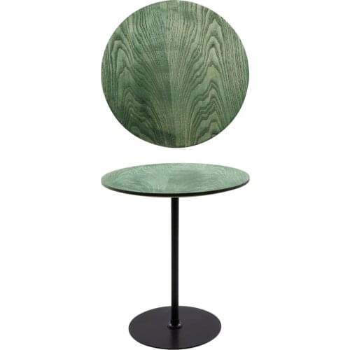 Walnut Veneer, Metal Legs Serving Stand, Side coffee table coffee tables table basse furniture living room table