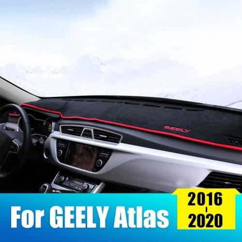 Car Dashboard Pad Instrument Platform Desk Cover Mat Carpets For Geely Atlas Boyue Emgrand X7 Sport Proton X70 NL-3 Accessories