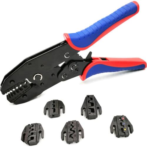 Replaceable Dies Ferrule Terminals Crimping Tool Set KIT-03C Connector Crimper Set