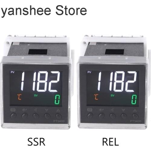 Thermostat PID Ca 100-240V, relay output, K J PT100, DIN 48mm, temperature controller, LCD digital waterproof display