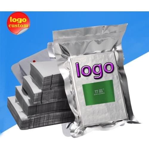 Vacuum Foil Packaging Bag Flat Top Opening Heat-seal Pocket for Food Snack Coffee Tea Powder Electronic Product Sample Meat Nut