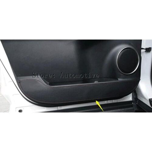 Inner Door protection protective pad kick pad 4 pcs For LEXUS NX NX200T NX300H 2015 2016 2017