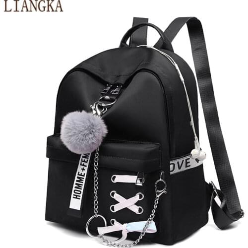 2021 Womens Oxford Backpacks Waterproof Female Backpack Fashion Teenage Girls School Bags Retro Travel Backpack Girl Book Bag
