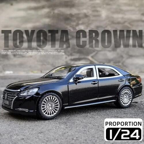 1:24 TOYOTA CROWN Car Model Alloy Die Cast Classic Luxury Cars Favorites Gift Kids Toys Cars Free Shipping