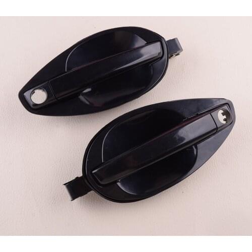 1 Pair Black Car Exterior Door Handle Catch 82660-2C000 82650-2C000 Fit for Hyundai Tiburon Coupe 2003 2004 2005 2006 2007 2008