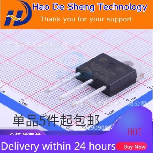 10PCS/LOT BTA41-600BRG Three-terminal Bidirectional Thyristor40A 600V TOP-3P New Original In Stock