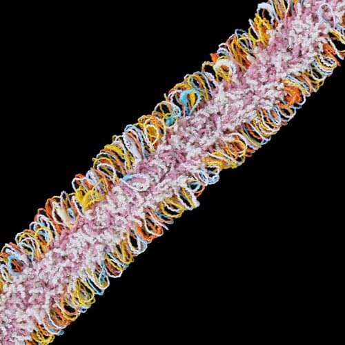 20yard Braided 30mm Lace Ribbon Fabric Trim Fringe Trimming Decorated Clothes Sewing Accessories for Curtain T1982