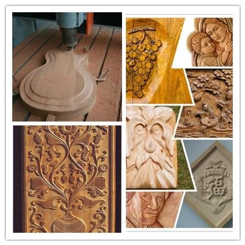 3d cnc wood carving machine AKM1530 auto tool changer wood cnc