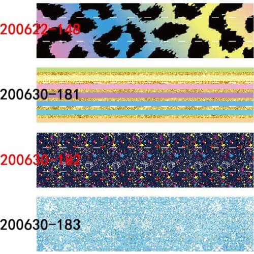 50 yards/lot) New arrival 16mm 22mm 25mm colorful stripe dots printed grosgrain ribbon