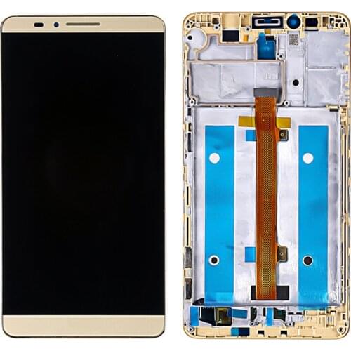 AAA+ Quality 6.0" LCD Display for Huawei Mate 7 Mate7 M7 MT7-L09 MT7-CL00 LCD Display Touch Screen Panel with Frame Assembly