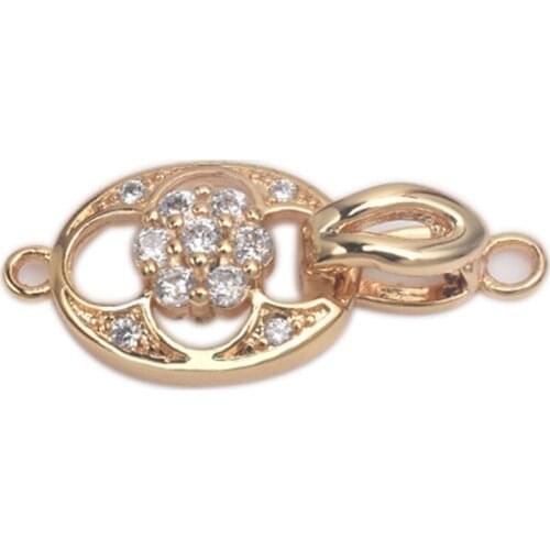 Findings Women Fashion Beads Pearls Bracelets Metal Clasps Accessories Jewelry Making DIY 925 silver Plating Connector Clasps