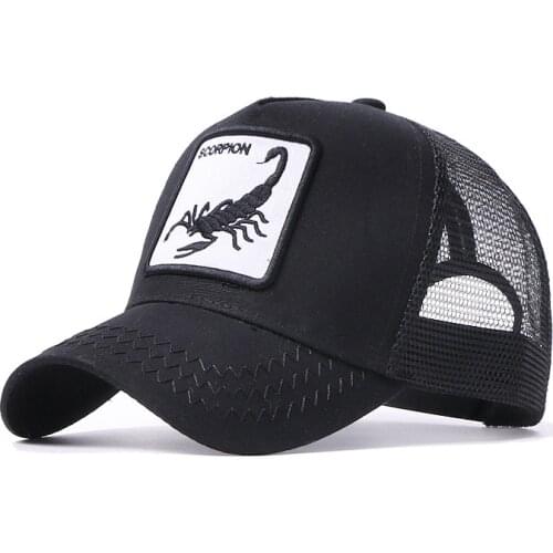 Fashin New Animals kangaroo Embroidery Mens Baseball Cap Women Snapback Hip Hop cap Summer Mesh hat trucker cap Bone gorra dad