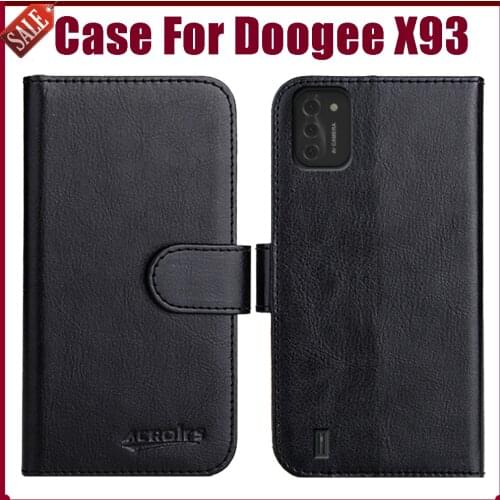 Hot! Doogee X93 Case 6.13" Fashion 6 Colors Flip Soft Leather Wallet Cover For Doogee X93 Case Phone Holder Bag