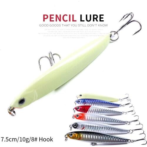 1pcs 7.5cm 10g Magnet Weight System Topwater Floating Fishing Lures Hard Swim Fish Bait Wobblers Fishing Accessories Tackle