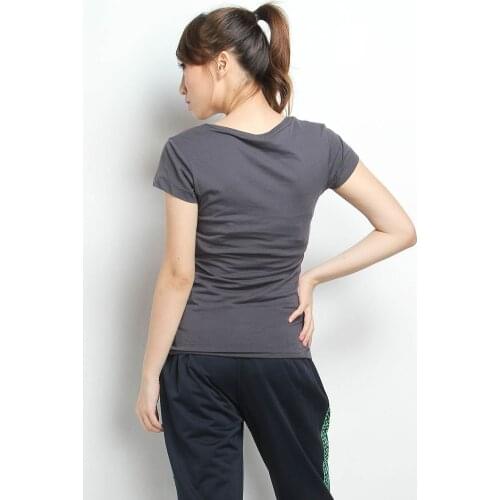 Fashion Logo Printing T Shirts Womens Short Sleeve black Fashion 100% cotton Female T-Shirts