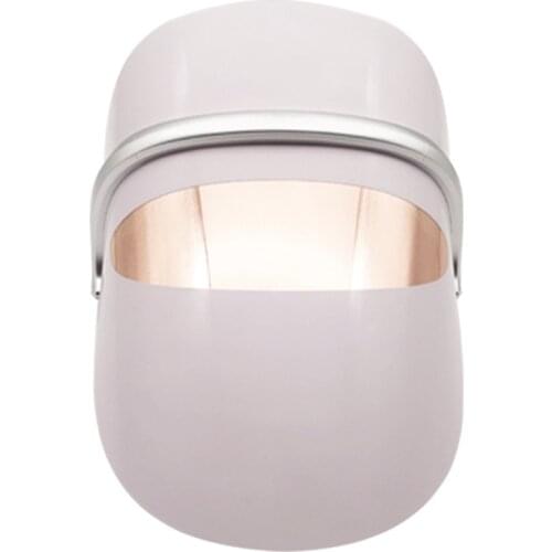 NEW Face LED Light Therapy Skin Mask Red Blue Yellow Led Skin Rejuvenation Anti Wrinkle Facial Mask Eye Vibration Massager
