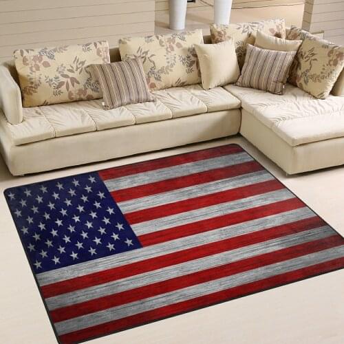 New Fashion Flag Pattern Floor Mat Carpet For Living Room Bedroom Area Rug Large Size Water Absorption Non-slip Decor Doormat