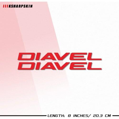 New Motorcycle reflective fuel wheels fairing portable luggage helmet stickers sign decoration Decals For DUCATI DIAVEL diavel