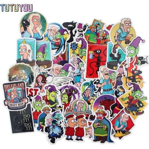 PC2189 36pcs/set High Quality Anime Cartoon Scrapbooking Stickers Decal For Guitar Laptop Fridge Graffiti Sticker