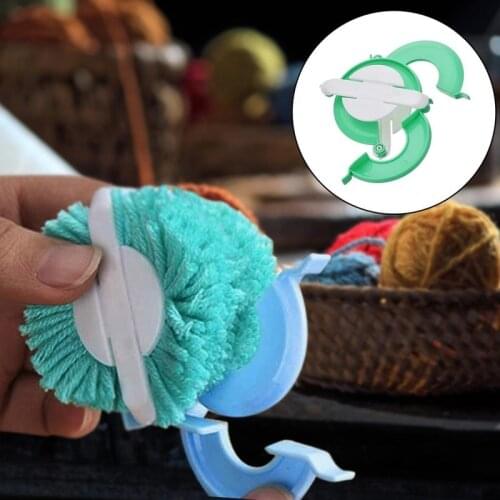 Home 1PC Portable Pompom Maker 4 Sizes Essential Pom-pom Maker Fluff Ball Weaver Needle Craft Homen DIY Knitting Wool Tool