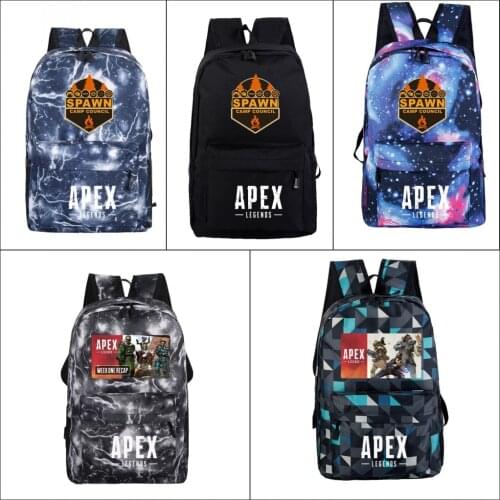 Cartoon Game Apex legends Student School Bag Bookbags Creative Comfort Backpack Women Men Laptop Shoulders Bag Travel Bags