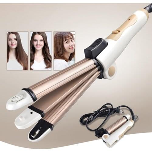 Hair Straightener and Crimper - 3 in 1 Ceramic Flat Straightener Curler, Hair Crimping Iron for Hair Styling, Gift for Women