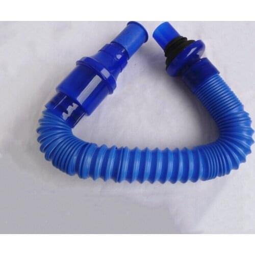 1pc New Blue Basin Plastic Down Pipe Double Anti-odor Basin Retractable Drainage Floor Drain