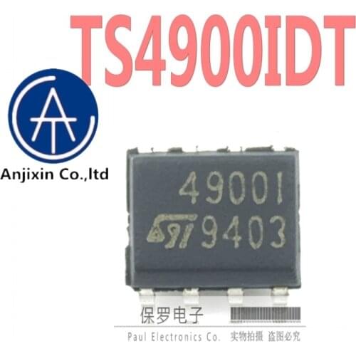 10pcs 100% orginal new real stock Audio amplifier TS4900IDT TS4900ID 4900I SOP-8