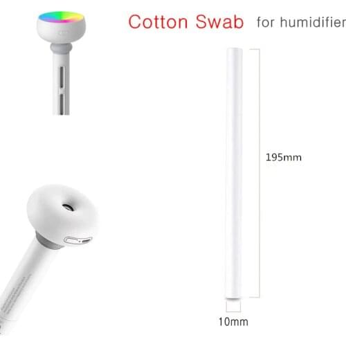 10Pcs 195*10mm Donut Air Humidifiers Filters Cotton Swab for Dismountable Humidifier Car Mist Maker Aroma Diffuser Replace Parts