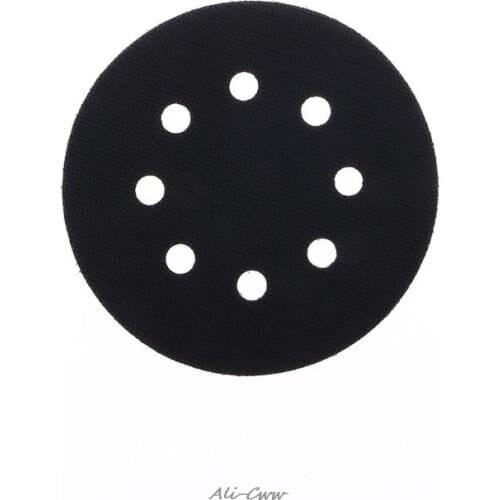5 Inches(125mm) 8 Holes Ultra-thin Surface Protection Interface Pad for Sanding Pads and Hook&Loop Sanding Discs Thin Sponge