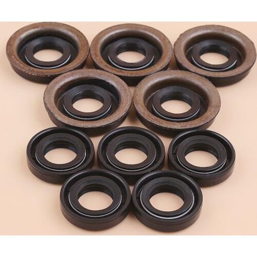 5Set/lot 2500 25cc Chinese Chainsaw Oil Seal Kit for Zenoah Komatsu G2500 25cc Small Gas Chainsaws Replacement Parts