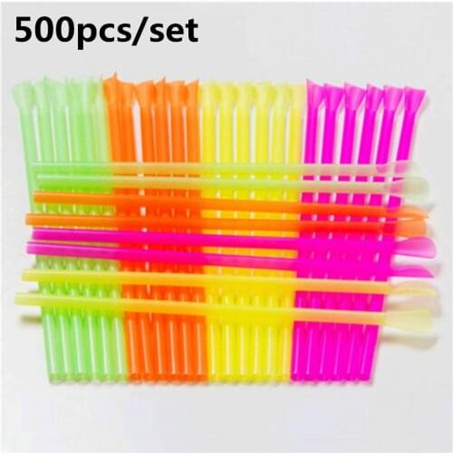 500Pcs Jumbo Spoon Straws Drinking straw Bar Pub Slush Puppies Straw Useful for home New Fast Delivery