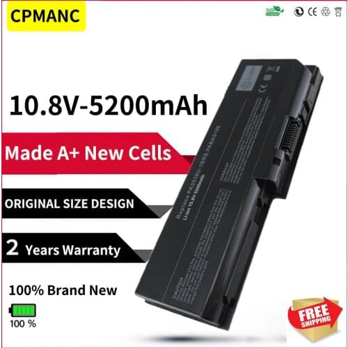 HSW Laptop Battery For TOSHIBA PA3536U-1BRS PA3537U-1BRS PABAS100 PA3536 PA3536U Satellite P200-10G For Toshiba Equium P200 P300