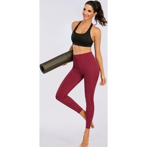 Leopard Printed Seamless Yoga Pants High Waist Joggers Gym Push Up Leggings With Pocket Sport Women Clothing Fitness Femme