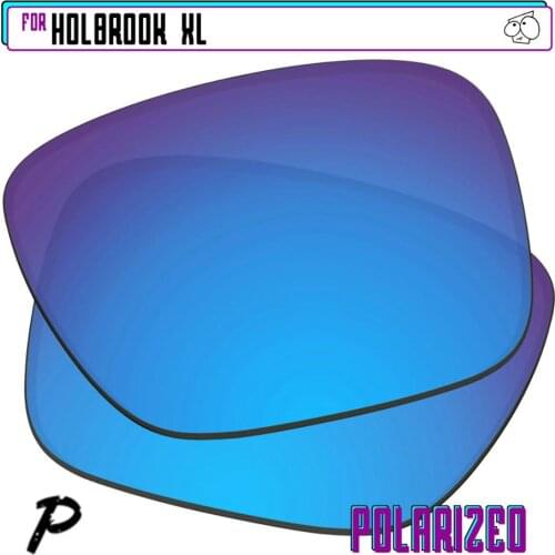EZReplace Polarized Replacement Lenses for - Oakley Holbrook XL Sunglasses - Blue P