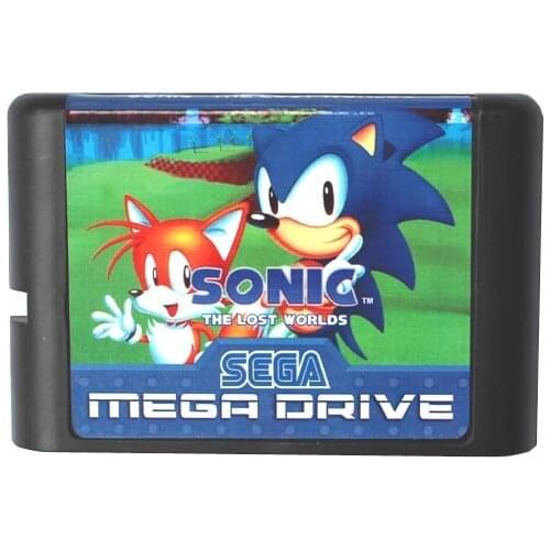 Sonic The Lost Worlds 16 bit MD Game Card For Sega Mega Drive For Genesis