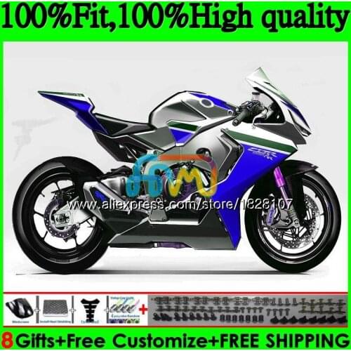 Injection For HONDA CBR 1000 RR CBR1000RR 17 18 19 145BS.15 CBR 1000RR CBR-1000RR CBR1000 RR 2017 2018 2019 Fairing BLUE GREY