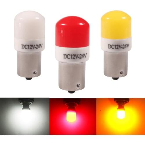 NHAUTP 2Pcs Ceramic Constant Current 12V-24V 1156 BA15s P21w LED Bulbs For Car Reverse Lights DRL G18 R10w LED Lamp 3030-SMD