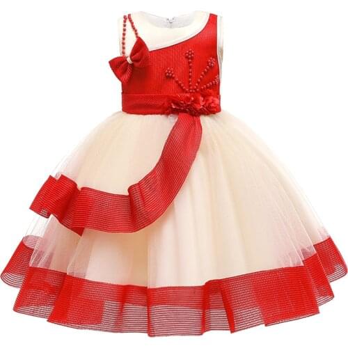Flower Girls Princess Wedding Party Tutu Lace Dresses Baby Kids Christmas New Years Eve Dress Toddler Children Vestidos Clothing