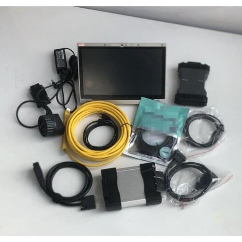 MB Star C6 SD COnnect C6 Icom Next V12.2020 for auto Diagnosis scanner used laptop CF-AX2 I5 1TB SSD Ready to use