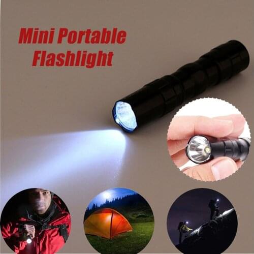 Mini Portable Bright LED Flashlight 3W Waterproof Strong Light LED Flashlight LED Work Emergency Light for Outdoor Camping