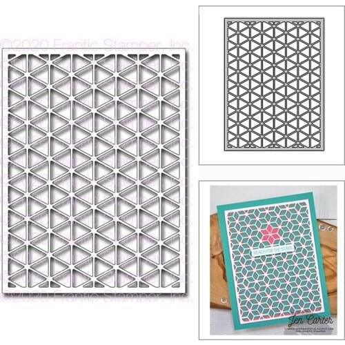 New Layered Flag Background Plate Craft Embossing Mold 2021 Metal Cutting Dies for DIY Decorative Scrapbooking Album Card Making