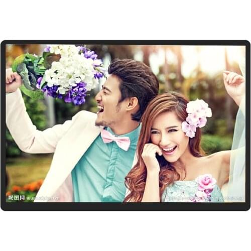 Good gift 13.3 Inch 1920 * 1080 / 16:9 IPS Widescreen Suspensibility Digital Photo Frame Support SD USB