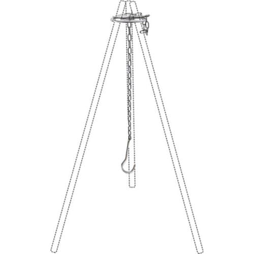 Outdoor Camping Portable Ring Hook Camping Convenient Ring Hook for Hanging Pot Outdoor Campfire Cookware Picnic Cooking Pot