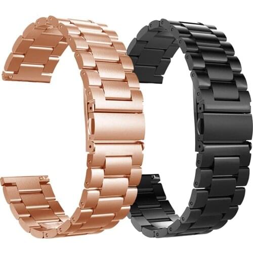 20mm 22mm Watch Bands for Galaxy Watch 3 Band 45mm 41mm Stainless Steel Strap for Samsung Gear S3/Galaxy Watch 46mm Bracelet