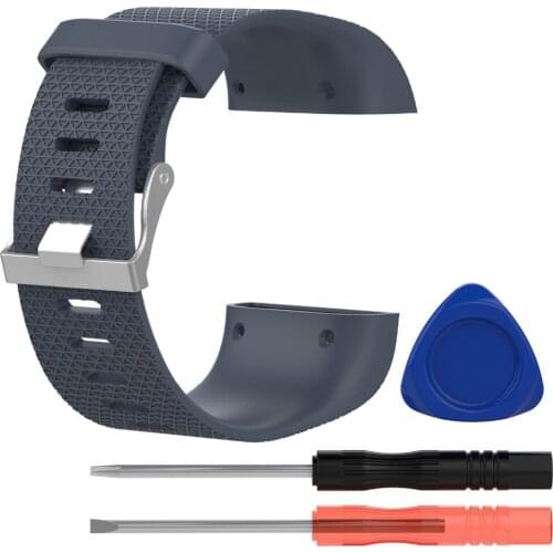 Replacement Silicone Watchband Wrist Band Watch Strap Fitbit Surge Smart Watch Accessories