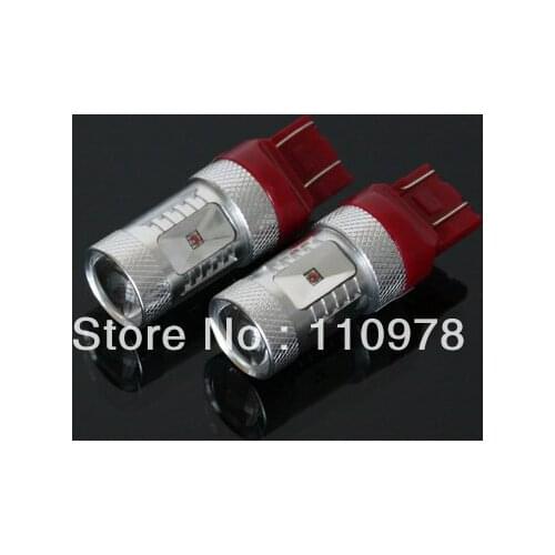 2x 30W W5/21W 7443 W3x16q T20 12V HIGH POWER CREE Chips LED LAMPE ROT 30W BIRNE