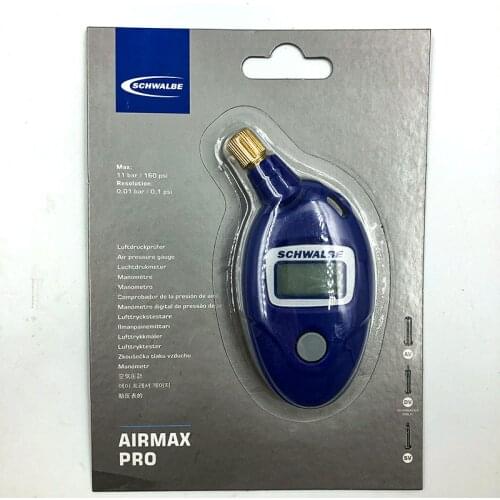Schwalbe Bike Air Pressure Gauge AV/DV/SV/FV Air Valves General Purpose Bicycle Tyre Pressure Meter Cycling Equipment