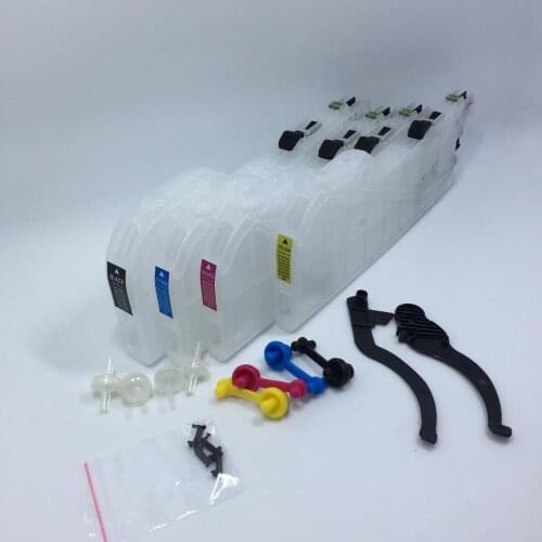 YOTAT Refillable ink cartridge LC213 LC 213 LC213XL for Brother DCP-J4220N-B/W MFC-J4720N MFC-J5620CDW with chip